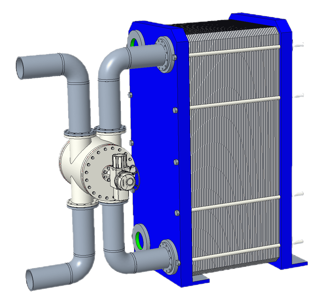 Automatic Back Flushing System in Plate Heat Exchanger